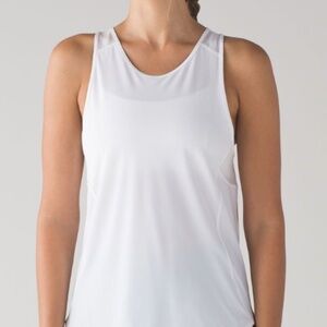 Lululemon Sculpt Tank II, Size 4, *White